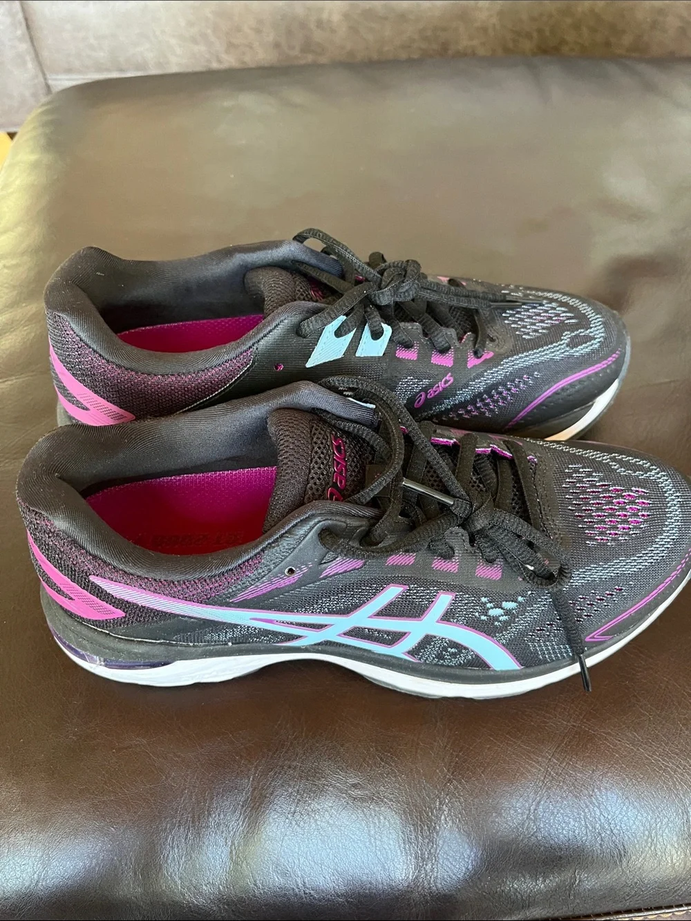 NWOT Asics Black and Purple Women's Athletic Running Shoes